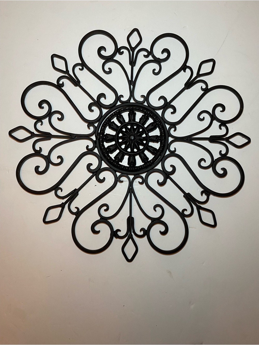 Traditional Iron Scroll Wall Decor- Elegant Scroll Design - Picture 3 of 9
